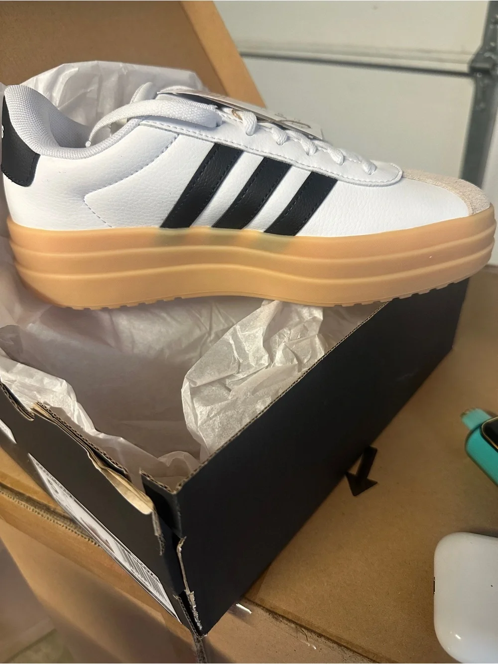 Women’s Brand New/ adidas White Adidas VL Bold Platform Sneaker. Brand new